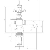 Sagittarius Axis Bath Taps Pair