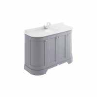 Charcoal L Shaped Basin & Toilet Combination Unit 