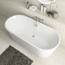 Beaufort Bromley 1590 x 750 White Freestanding Bath