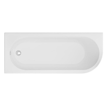 Beaufort Biscay 1800 x 750 Beauforte Reinforced SE J Shaped Bath - Left Hand