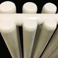 Tornado Double Sided 456 x 1771mm Designer Radiator White - DQ Heating