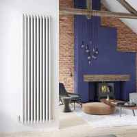 DQ Bosun Single 1800 x 500 Vertical Radiator White