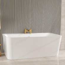 Beaufort Charlton 1650 White Freestanding Bath