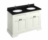 Burlington_130cm_Vanity_Unit_in_Sand_with_Four_Doors_and_Carrara_White_Marble_Worktop_1.png