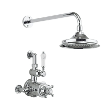 Burlington Avon Exposed Traditional Thermostatic Shower Valve with Optional Shower Head - AF1S