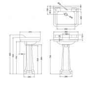 Burlington_B4_Edwardian_Basin_and_Regal_Pedestal_with_Towel_Rail_1TH_Specification.png