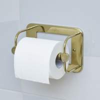 Burlington Traditional Spire Toilet Roll Holder - Chrome