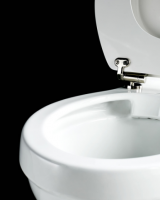 Burlington Regal Close Coupled WC & White Ceramic Cistern with Chrome Push Button P12 C2