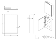 Mercia White Double Door Mirror Cabinet