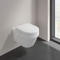 Villeroy & Boch Architectura Square Wall Mounted Toilet and Soft Close Seat