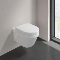 Villeroy & Boch Architectura Round Wall Mounted Toilet and Soft Close Seat