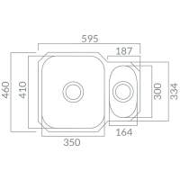 Aquabathe Oporto 10 Jet Whirlpool Bath, 1800 x 800, Single End, Frontline Bathrooms