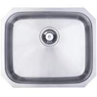 Prima 1 Bowl Large Undermount Kitchen Sink - Stainless Steel