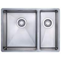Prima+ 1.5 Bowl R10 Left Hand Inset Undermount Kitchen Sink - Stainless Steel