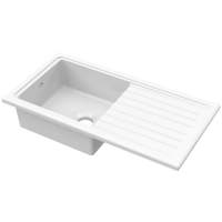 NUIE Fireclay Single Bowl Counter Top Sink 1010 x 525mm