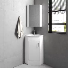 Villeroy & Boch Avento 340mm Oak Kansas Wall Hung Cloakroom Vanity Unit & Basin