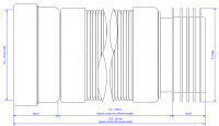 Swan Neck WC Pan Connector PP0006 - Viva Sanitary