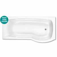 Carron Quantum 1700 x 700/850 Square Shower Bath - Carronite