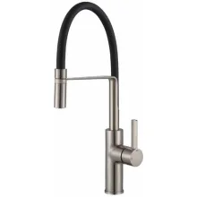 Francis Pegler Brushed Nickel Jeroni Chef Kitchen Tap - CLEARANCE
