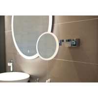 HiB Eclipse Square Magnifying LED Bathroom Mirror - 21200