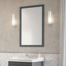 Lewis 1100mm Matt Grey Slimline Basin & Toilet Combination Unit by Highlife 