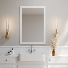 Burlington Vintage Curved Bathroom Mirror A38  