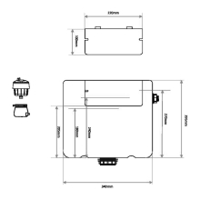 Viva Sanitary Skylo Side Entry Toilet Cistern Fill Valve Brass Thread (1/2" UK) - PP0012/B