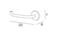 Inda Colorella Robe Hook Pair A05610