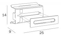 Inda Hotellerie Kleenex Dispenser AV071Z