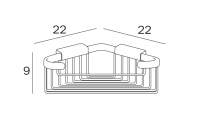 Inda Hotellerie Waste Bin AV402AAL