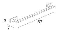 Inda Lea Towel Rail 37cm A1818A