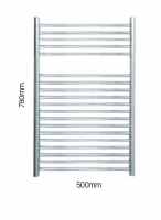 780 x 500mm Sussex Coombe Stainless Steel Towel Rail - JIS Europe