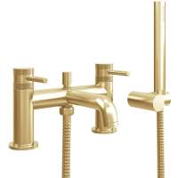 Scudo Core Brushed Brass Bath Shower Mixer Tap