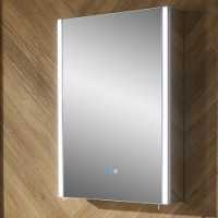 Cove 500 1-Door LED Mirror Cabinet With Bluetooth Speakers