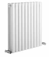 Cove Double Sided 550 x 826mm Designer Radiator White - DQ Heating