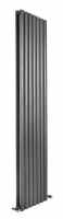 Cove Double Sided 1800 x 295 - Anthracite Texture - Designer Vertical Radiator - DQ Heating