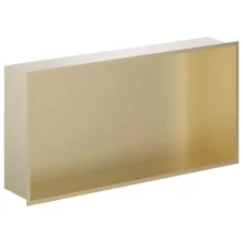 Crosswater Brushed Brass 610 x 305 Shower Wall Niche