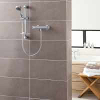 Abacus Emotion Thermostatic Bath Shower Mixer & Riser Rail