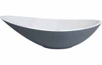 Elemi 564x323mm 0TH Resin Washbowl - Grey - Counter Top Basin - Bathrooms To Love