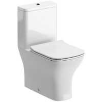 Cedarwood Close Coupled Toilet & Soft Close Slim Seat - Bathrooms To Love