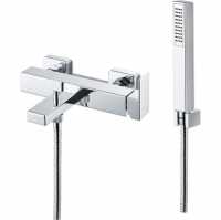 Vema Lys Chrome Wall Mounted Bath Shower Mixer Tap (DITS2032)