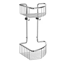 Smedbo Sideline Basic Chrome 165mm Double Corner Shower Basket