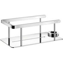 Smedbo Sideline Chrome Shower Basket for Riser Rail