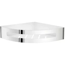 Smedbo Sideline Chrome Corner Shower Basket with Insert