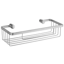 Smedbo Sideline 250mm Brushed Chrome Shower Basket
