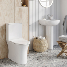 Shetland Closed Coupled Toilet & Standard Soft Close Seat