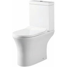Scudo Deia Open Back Rimless Close Coupled Toilet