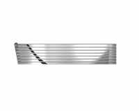 Delta Horizontal 410 x 2000mm Stainless Steel Radiator Polished Finish - DQ Heating