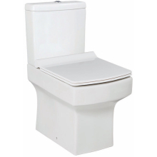 Scudo Denza Open Back Close Coupled Toilet with Soft Close Seat