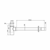 Nuie Brushed Brass Sprung Basin Waste / Universal Slotted or Unslotted